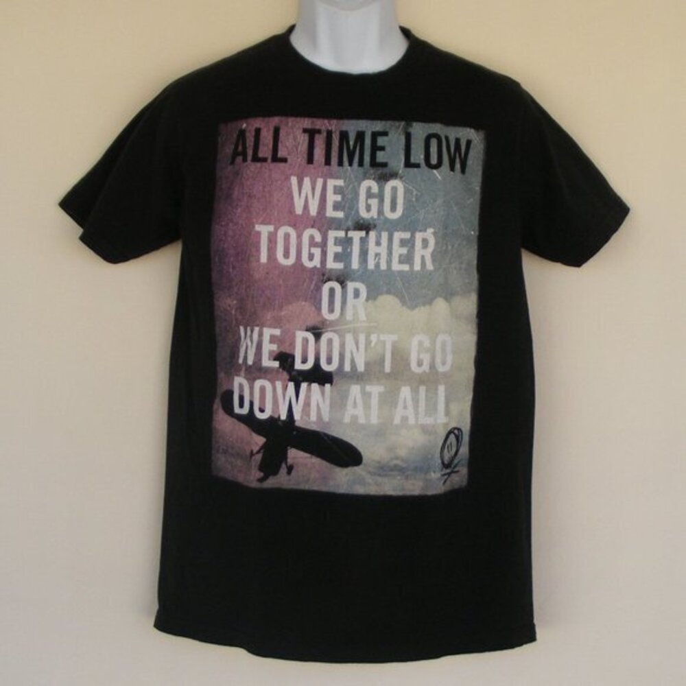 ALL TIME LOW Tshirt, L, We All Go Together, Black